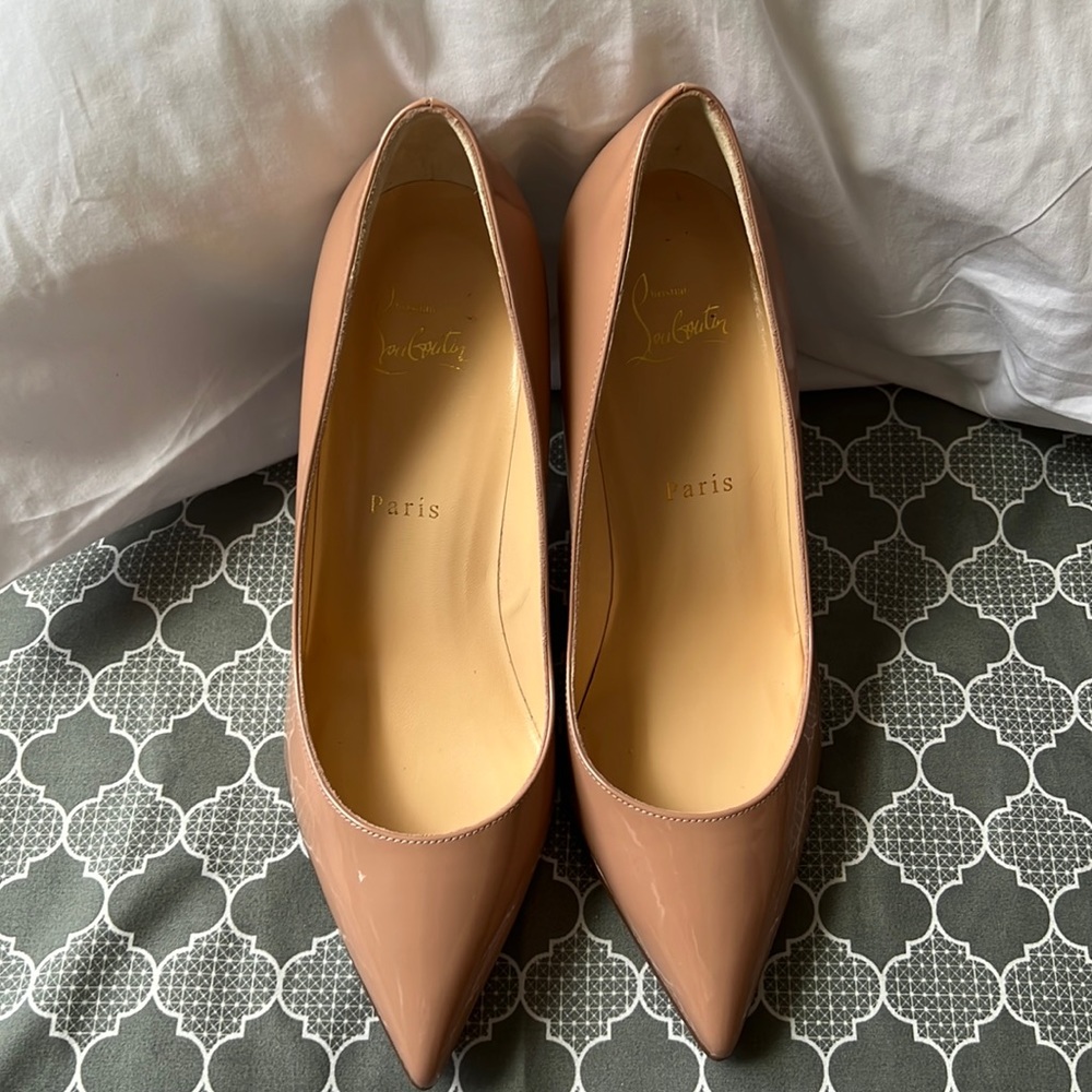 Louboutin Pigalle 85 in Nude